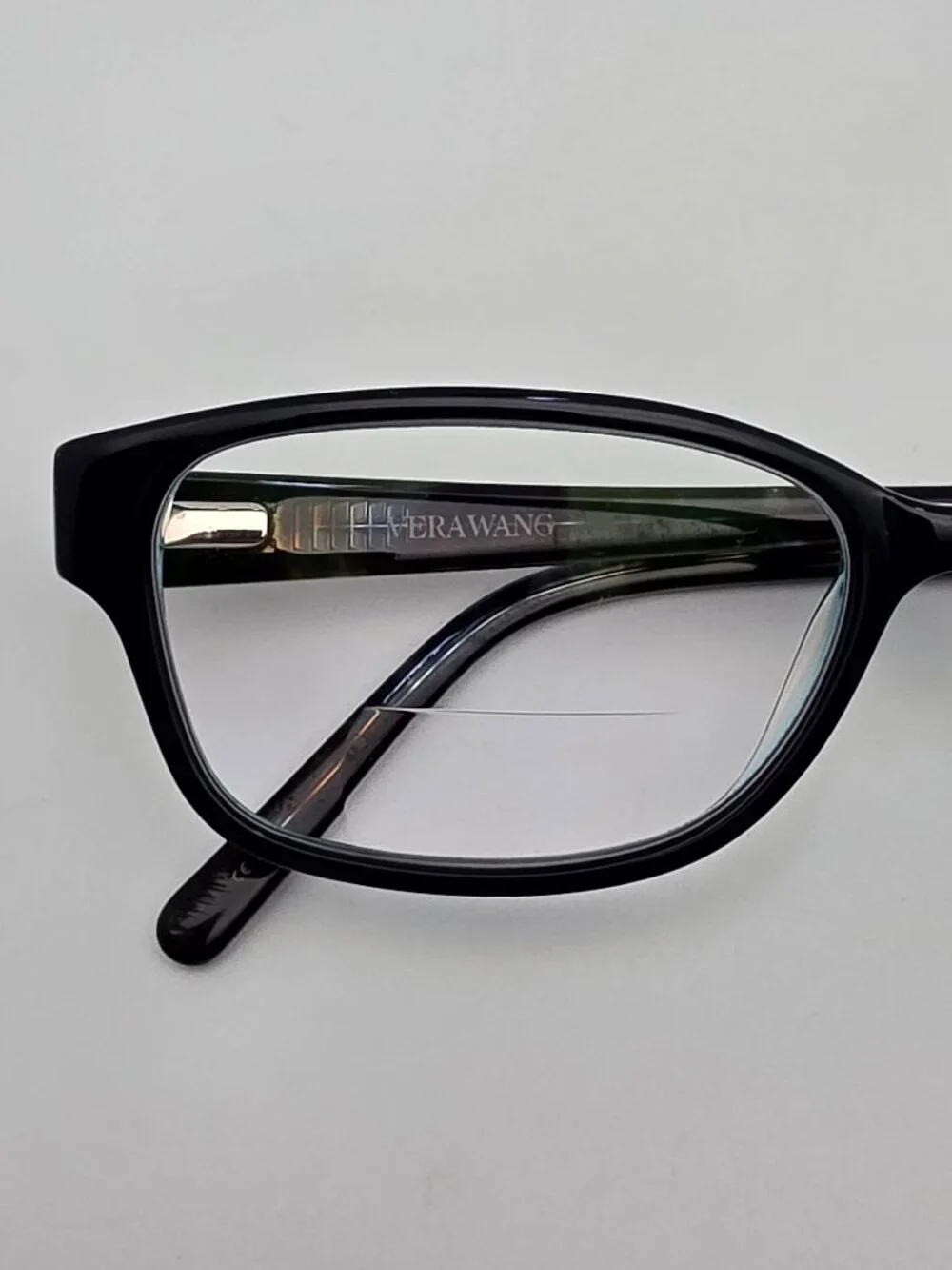 Vera Wang V909 NV Navy Rhinestone Eyeglasses Frame w/ Flexhinge and Case 52mm
